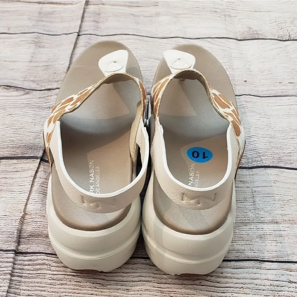 NWOB MARC NASON Giraffe Sandal Platform, Sz 10